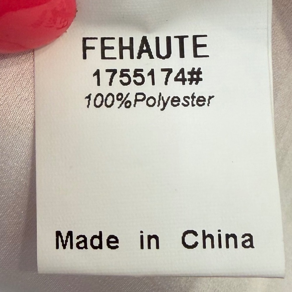 NWT Fehaute Floral Watercolor Chiffon Halter Neck Sheath Maxi Dress Gown US 2 - Picture 6 of 8